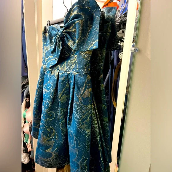 Rebecca Taylor Strapless Bow Dress - Picture 2 of 5